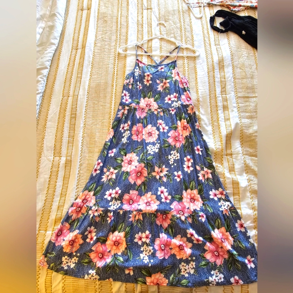 Floral Maxi Dress.  Brand Hiatus, size medium.